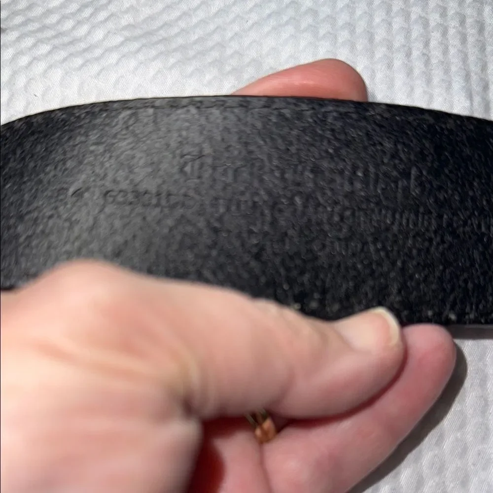 Rock Revival Black Full Grain Leather Belt Size 34